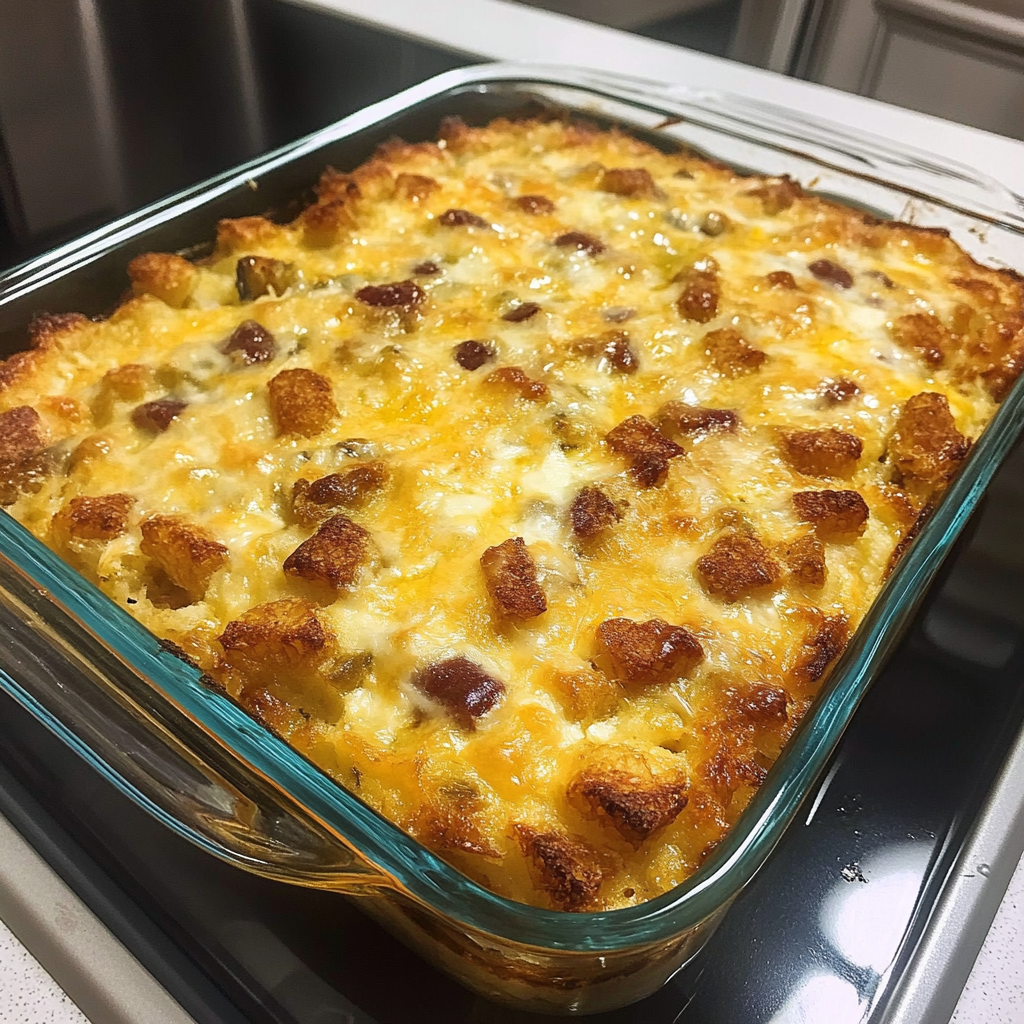 Tater Tot Breakfast Casserole