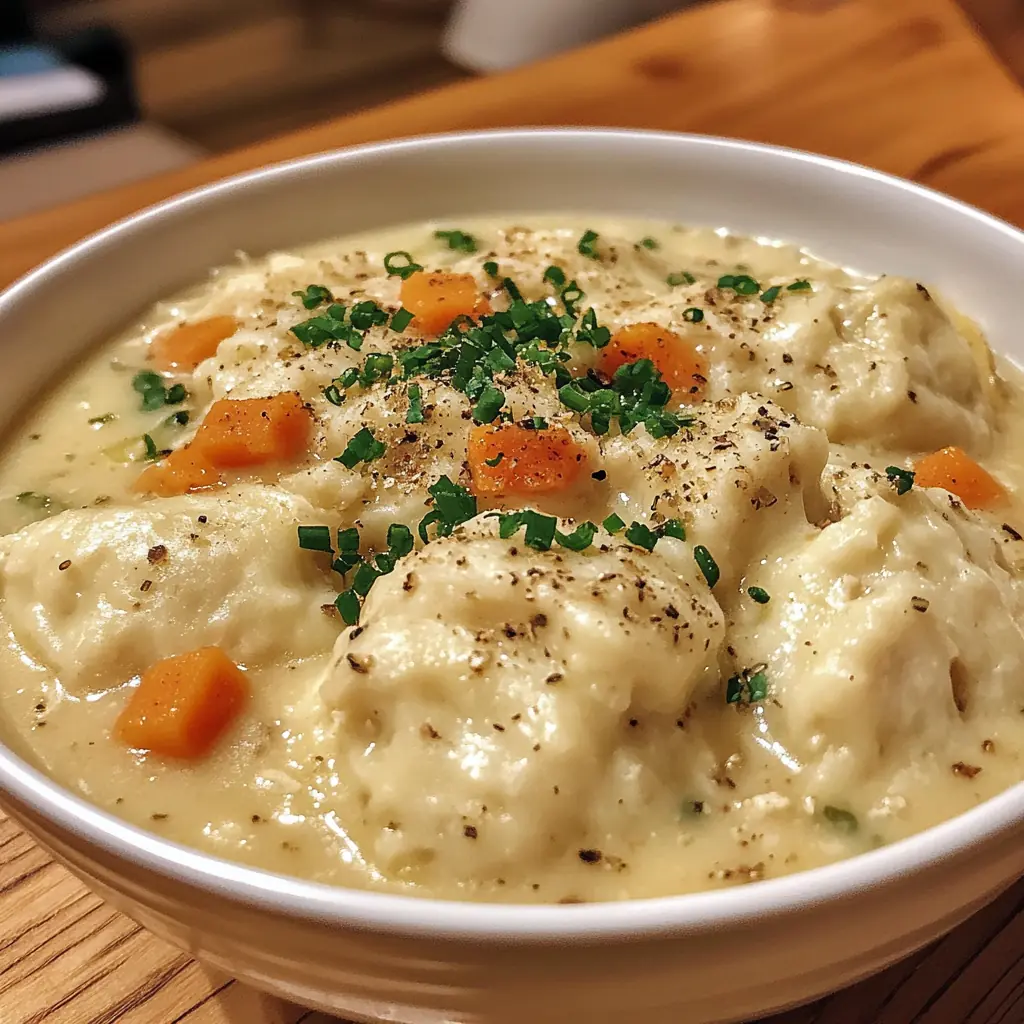 Slow Cooker Chicken & Dumplings