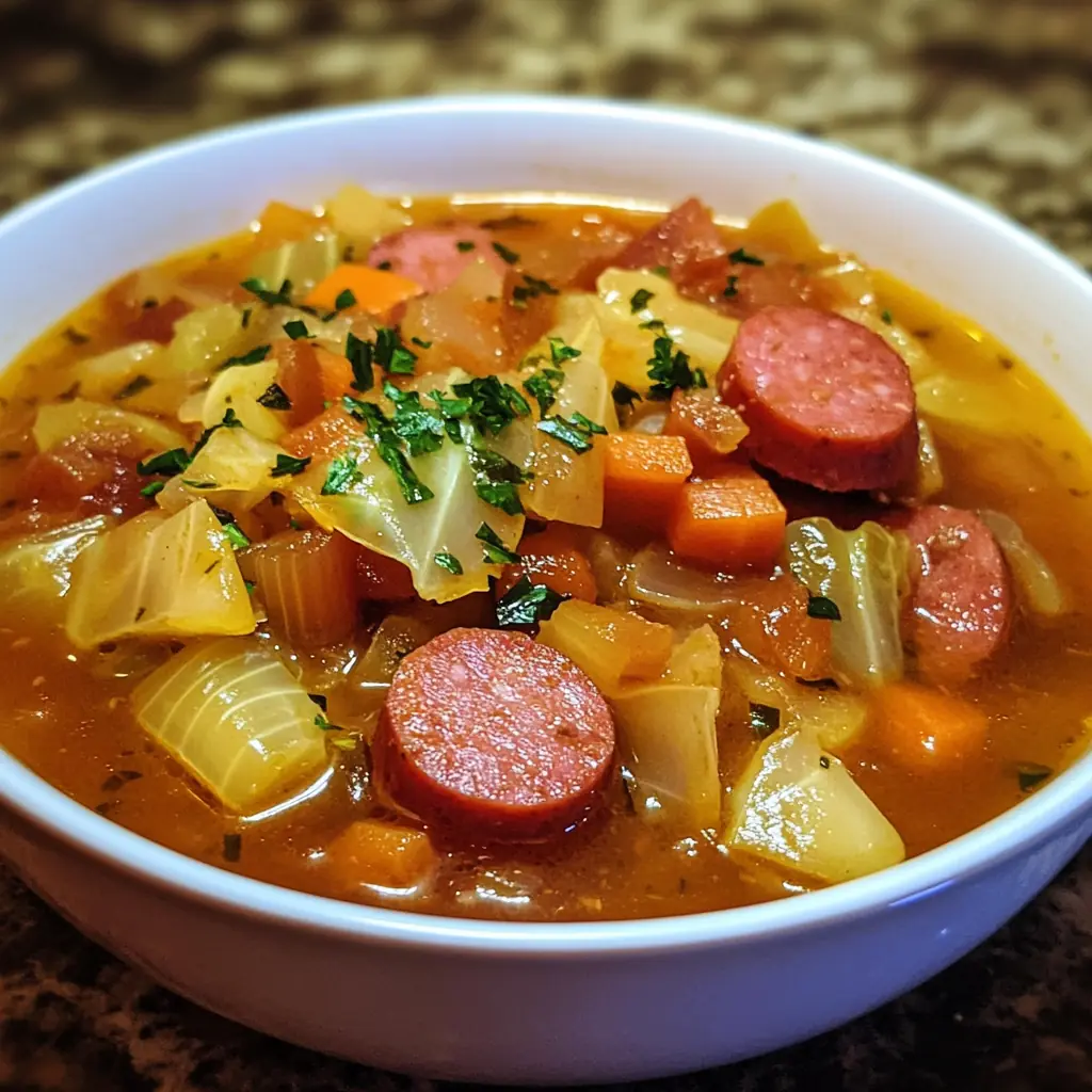 Kielbasa and Cabbage Soup
