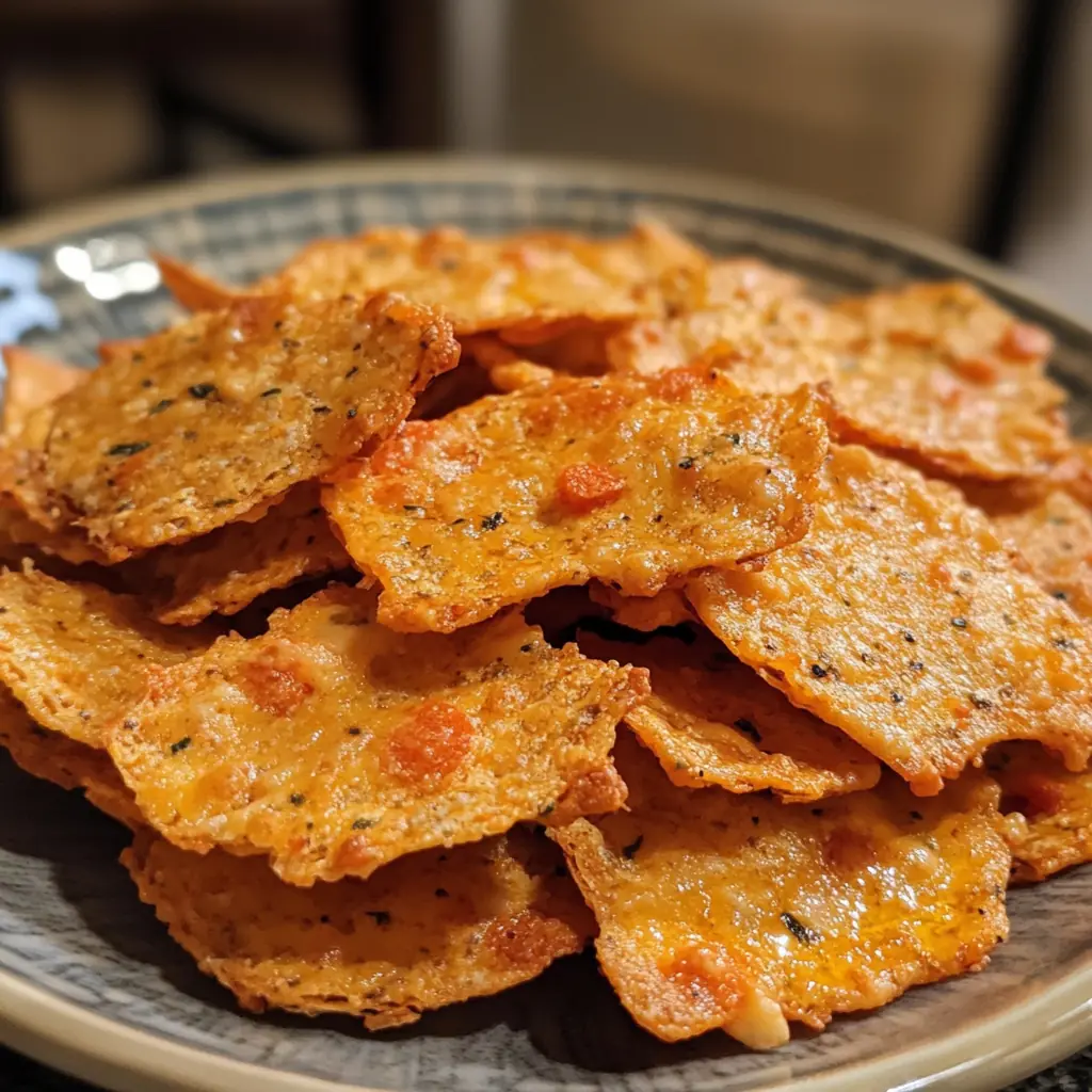 Homemade Pimento Cheese Crisps