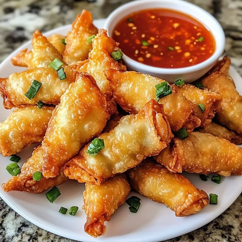 Crab Rangoon Egg Rolls