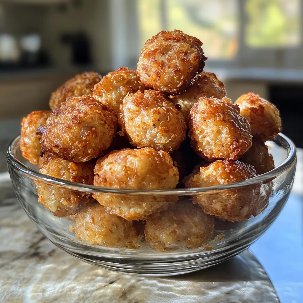 Crunchy Hashbrown Sausage Bites