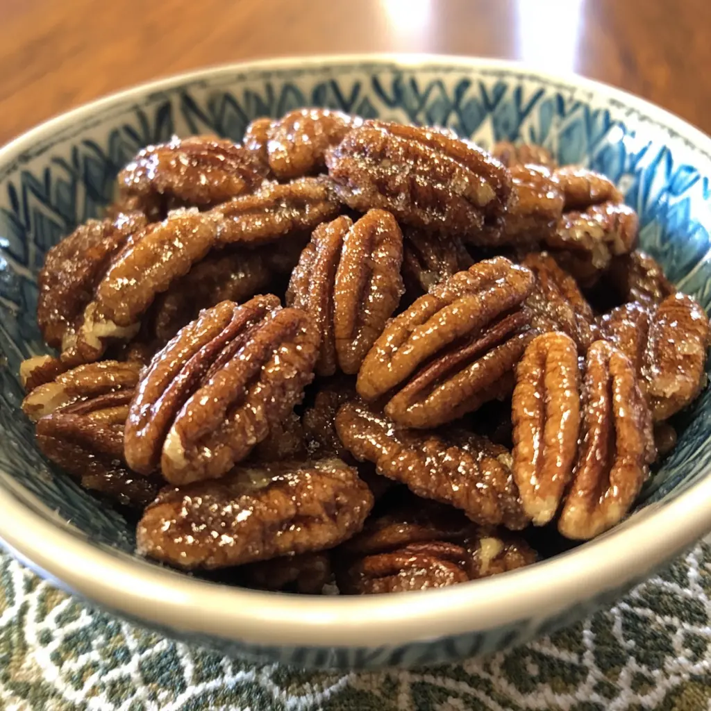 Candied Pecans with Brown Sugar