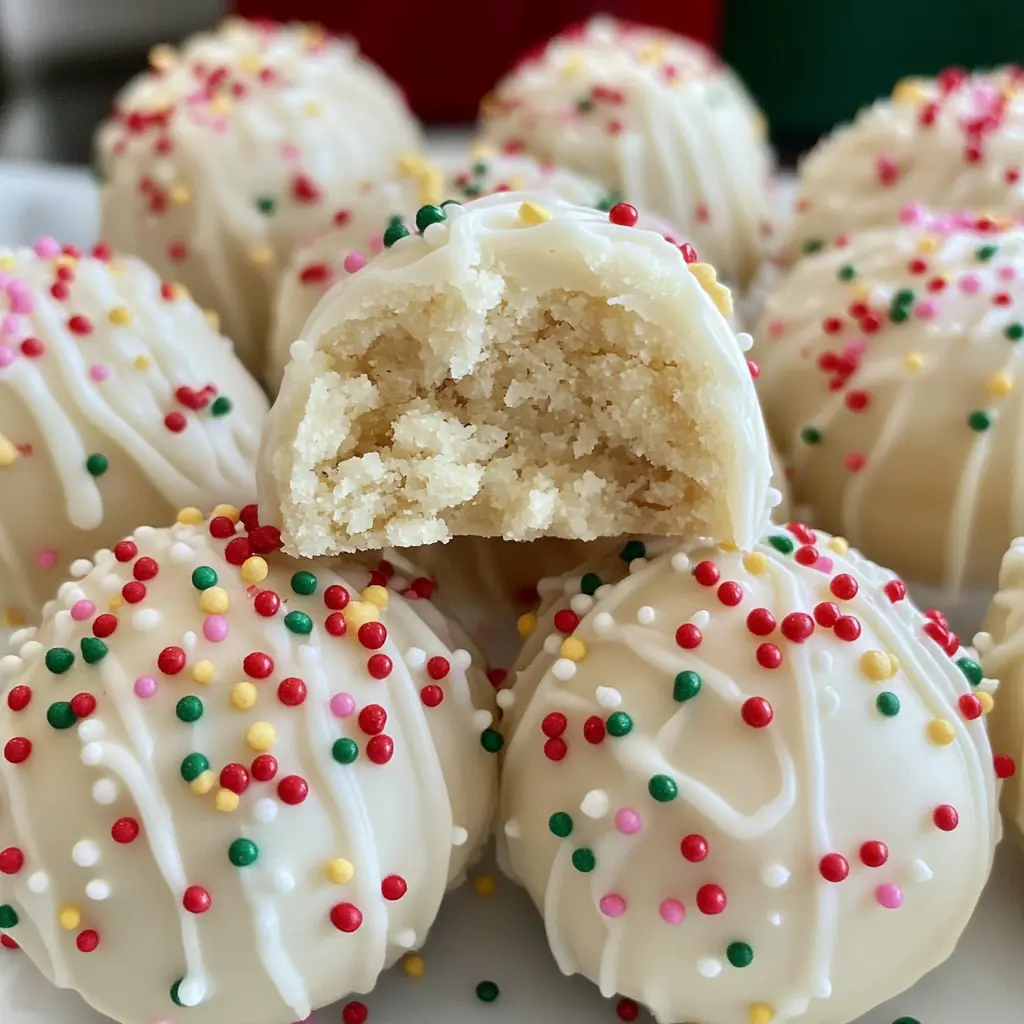 Homemade Sugar Cookie Truffles