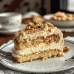 Halva cake with mascarpone